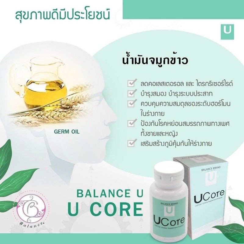 🤩ภูมิแพ้ ไมเกรน ไซนัส🤩Balance UCore ส่งฟรี เก็บเงินปลายทาง บำรุงสมอง บำรุงสายตา ชะลอวัย แถมฟรี! คอลล