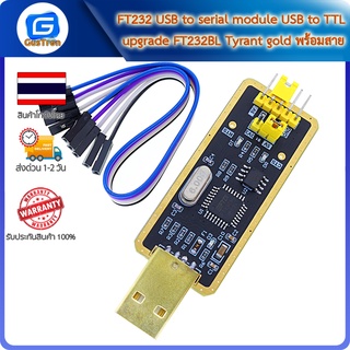 FT232 USB to serial module USB to TTL upgrade FT232BL Tyrant gold พร้อมสาย