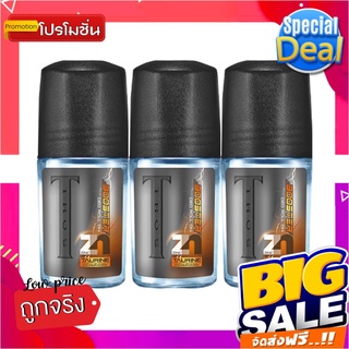 ทรอส ซิงค์ ฟูเอล ดีโอ โรลออน ขนาด 25 มล. แพ็ค 3 ขวดTros Roll-on Zinc Black 25 ml x 3