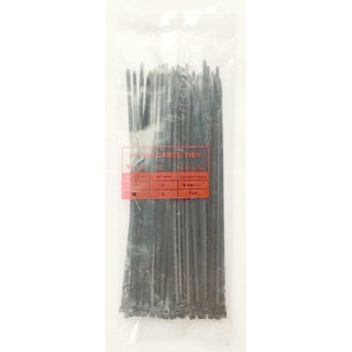 เคเบิ้ลไทร์ CABLE TIE 12 นิ้ว สีดำ (4x300 ม.ม.)