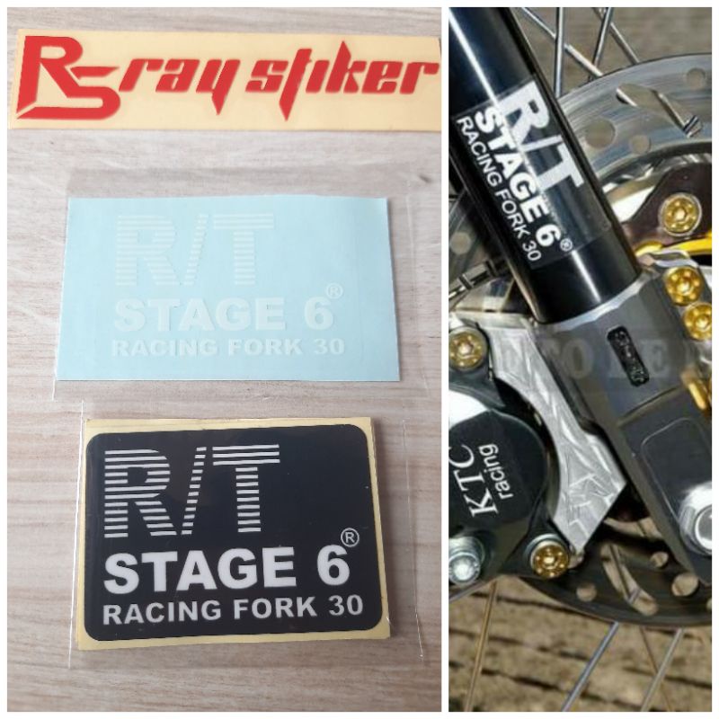 สติ๊กเกอร์ PAIR OF RT STAGE SHOCK