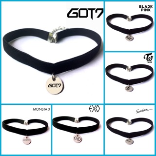 พร้อมส่ง Choker โชคเกอร์ blackpink Got7 seventeen monstax exo twice