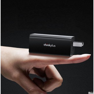 Lenovo Thinkplus Lipstick 65W ชาร์จไฟเร็วประเภทโน๊ตบุ๊ค C ชาร์จ X13 / T14 / P43s อะแดปเตอร์ Star Black X390 / X1 / T495