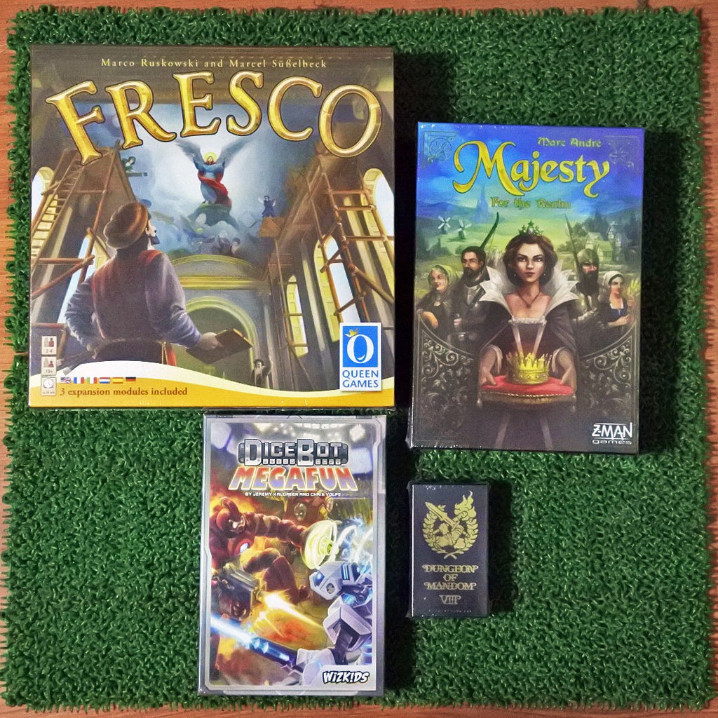 บอร ดเกมม อ1 Fresco Majesty Dicebot Megafun Dungeon Of Mandom Viii Shopee Thailand