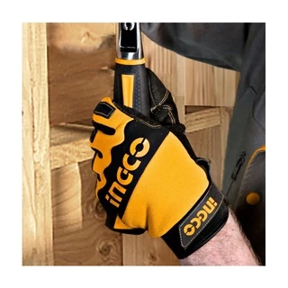 INGCO ถุงมือช่าง ไมโครไฟเบอร์ รุ่น รุ่น HGMG62-XL (รุ่นทนทาน & ลุยงานหนัก) สินค้าใหม่