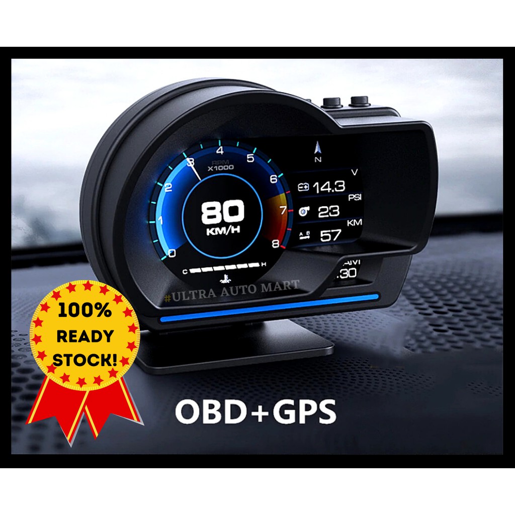 ROADSKING OBD เมตร RS-08 2017 เหนือ OBD2 + GPS OBD II DIGITAL เมตร/สมาร์ท HUD/OBD2 GAUGE