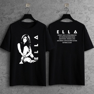 Ella USA Identiti Edition เสื้อยืดลําลอง ผ้าฝ้าย 100% แขนสั้น คอกลม พิมพ์ลายวงร็อค Fender Ibanez Gibson ESP Guitar Searc