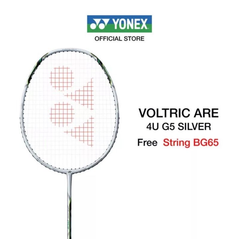 YONEX รุ่น VOLTRIC ACE ไม้แบดมินตัน น้ำหนัก 83g (4U G5) ไม้หัวหนัก ก้านอ่อน แถมฟรีเอ็น BG65