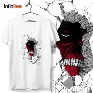 ไม่มีที่สิ้นสุด Attack On Titan Inside The Wall Anime Manga Shirt in White  เสื้อยืด  สำหรับผู้ชาย Women Tops MNL