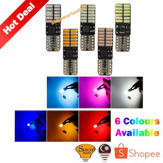 ใหม่ หลอดไฟ Led T10 4014 24SMD สําหรับรถยนต์ Persona Saga VVT BLM FLX Wira Waja Myvi Viva Axia Bezza Alza