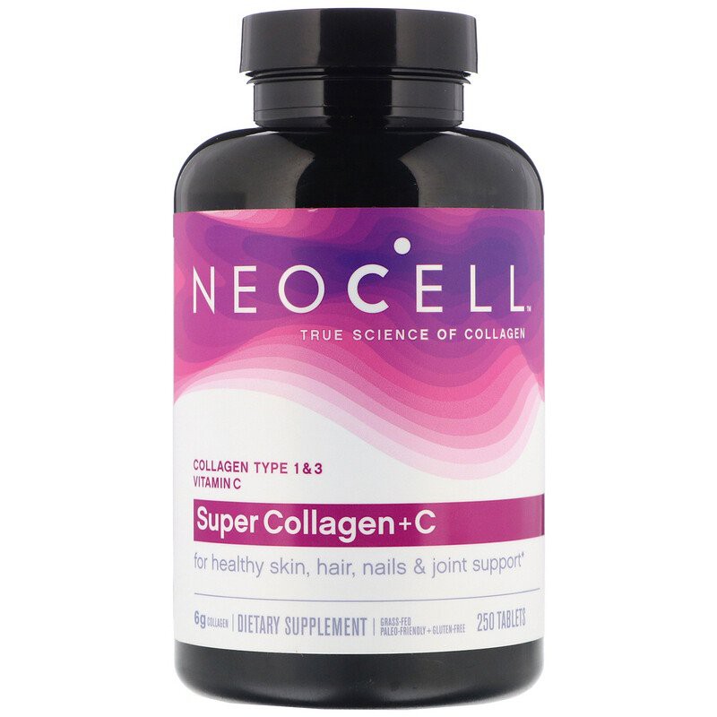 (ของแท้ ) NeoCell Super Collagen+C 6,000 MG Collagen Type 1&3 Non-GMO ...