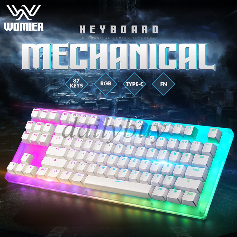 Womier K87 hotswap คีย์บอร์ด Gamakay K87 พร้อมส่ง Mechanical Keyboard ...