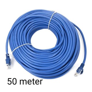 สายแลนสำเร็จรูปพร้อมใช้งาน UTP Cable Cat5e 2M/3M/5M/10M/15M/20M/30M/50M(Blue)