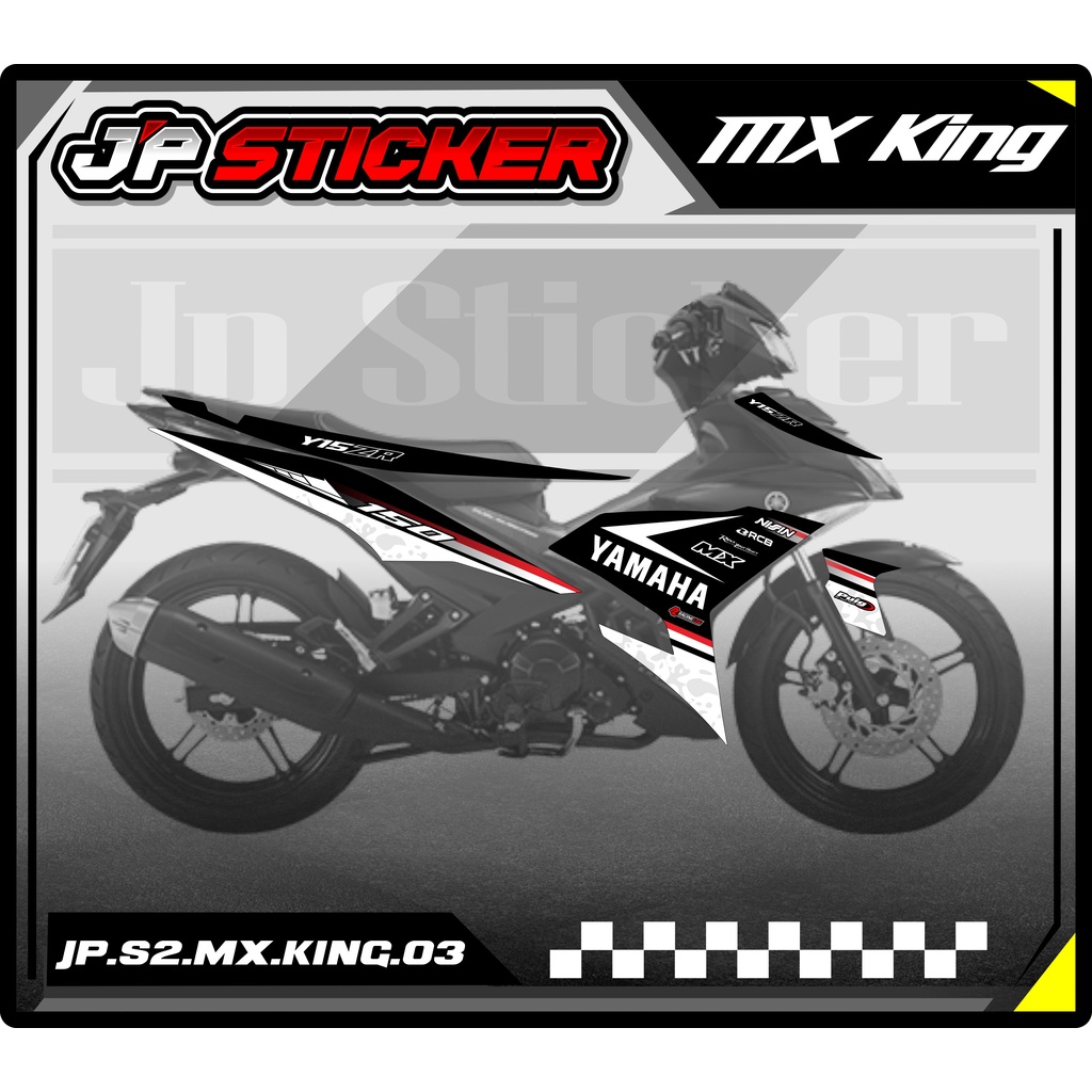 สติ๊กเกอร์ MX KING STRIPING - YAMAHA MX KING MOTORCYCLE VARIATION STRIPING LIST STICKER (JP.S2) 03