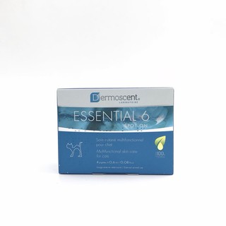 Dermoscent Essential 6 Cat spot-on ยาหยดหลัง สำหรับบำรุงผิวในแมว 1 กล่อง บรรจุ 4 หลอด