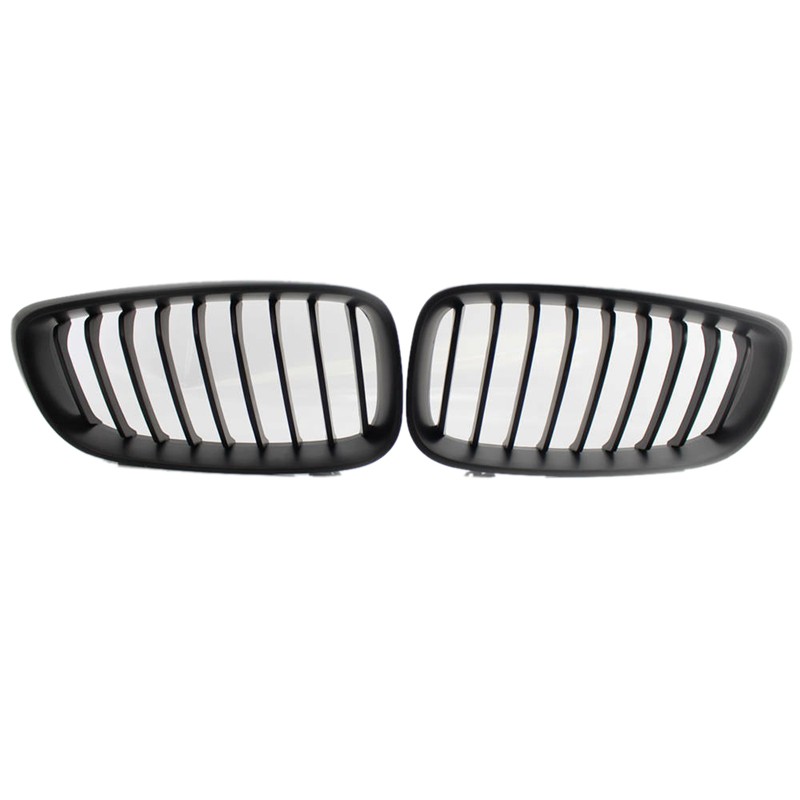 1 Pair Car Matte Black Front Bumper Kidney Grille For Bmw F34 335i Gt 3 Series 14 17 ราคาท ด ท ส ด