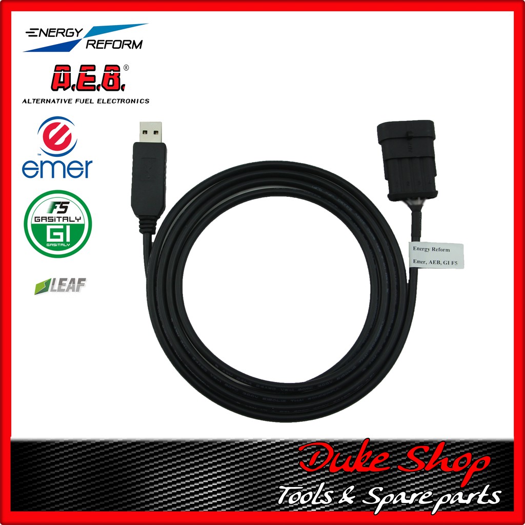 สายจูนแก๊ส Energy reform Aeb  Emer Gi f5 Leaf (OMVLกล่องMP48)พร้อมโปรแกรม คู่มือ LPG CNG/NGV รับประก