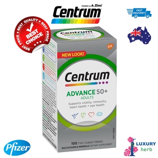 Centrum Advance 50+ for Adults 100 Tablets(EXP31/10/2023)