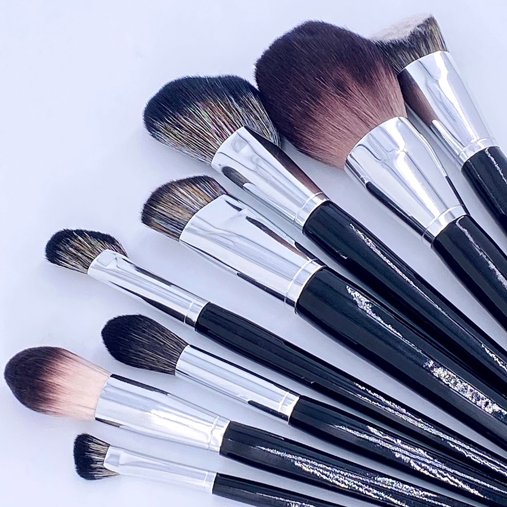 NASHILANFU 01-10 แปรงแต่งหน้า แปรงรองพื้น ปัดแก้มปัดแป้ง เฉดดิ้ง คอนทัวร์ ขนนุ่มแน่น ไม่บาดผิว Makeu