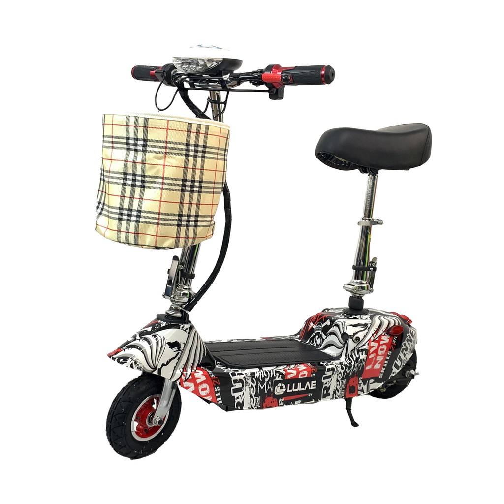 LULAE L6 สกู๊ตเตอร์ไฟฟ้า electric scooter ความจุของแบตเตอรี่ 24V12A มอเตอร์ 250W[โค้ดLULAE60][ลดสูงสุด 600]