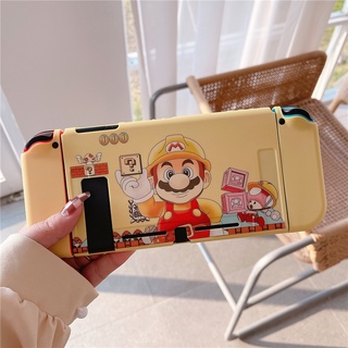 [การ์ตูน Leon] Street Wear Switch เคสป้องกันเกมคอนโซล TPU แบบนิ่ม กันกระแทก สําหรับ Nintendo Game Console