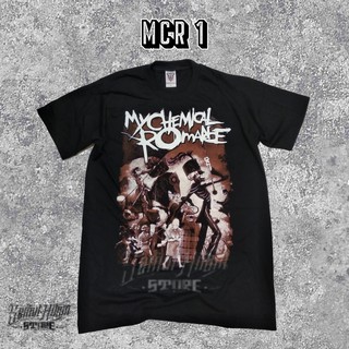 เสื้อยืดผ้าฝ้ายพิมพ์ลายขายดี เสื้อยืด พิมพ์ลายวงร็อค Emo Rebel MY CHEMICAL ROMANCE MCR WELCOME TO BLACK PARADE สําหรับผู