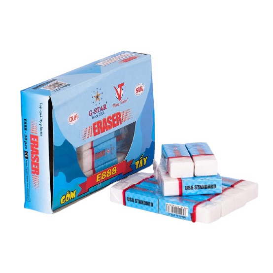 Combo 3 GSTAR E777/E888 PREMIUM Student Eraser/E888