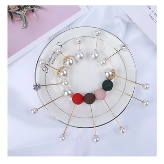 เข็มกลัด ประดับไข่มุก ป้องกันแสงสะท้อน แฟชั่นสไตล์เกาหลี
