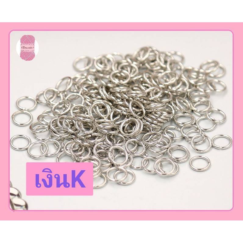 ห่วง ห่วงกลม มี 6 สี (ลิงค์ที่1💡) ขนาด4/5/6/8/10mm. (เส้นลวดมีความหนาต่างกันไปตามตัวเลือก) - รูปที่ 5