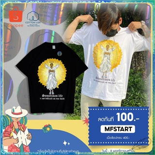 สินค้าขายดีรุ่นใหม่ สินค้าขายดีเสื้อยืดโวเวอร์ไซส์ สกรีนลาย เทพ คอกลม #พร้อมส่ง เนื้อผ้านำเข้าUSA