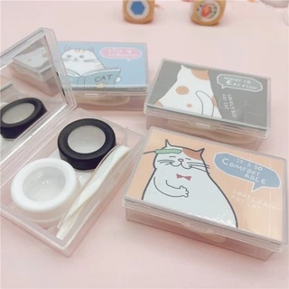 【HOMUHOME ホーム】ตลับคอนแทคเลนส์ ที่ใส่คอนแทคเลนส์ (คละสี คละลาย) ถูกที่สุด ADSX EYE1 EYE