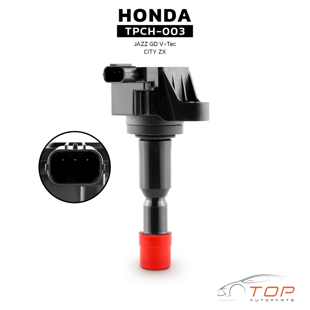 คอยล์จุดระเบิด HONDA JAZZ GD VTEC / CITY ZX / L15A - TPCH-003 - TOP PERFORMANCE JAPAN - คอยล์หัวเทียน ฮอนด้า แจ๊ส ซิตี้ - รูปที่ 2
