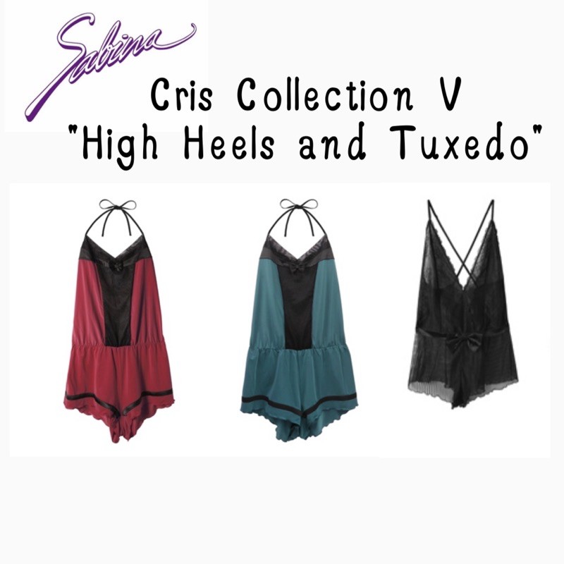 sabina ชุดนอน Cris Collection V "High Heels and Tuxedo" L,XL