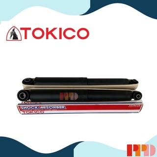 TOKICO โช้คอัพ คู่หลัง GAS สำหรับรถยนต์ FORD RANGER, BT50 ปี 2012 4x2WD รหัสอะไหล่แท้ UC2R-28-700C (รหัส E4152 , E4152)