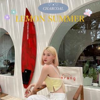 Charcoal - Lemon summer top 🍋✨ พร้อมส่ง