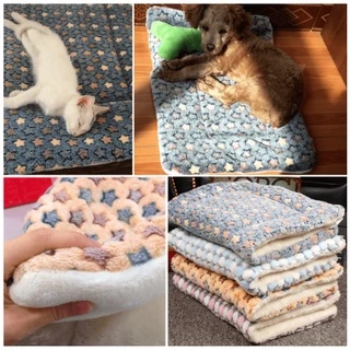 ที่นอนสุนัข ที่นอนแมว ขนนุ่ม เบาะนอนสัตว์เลี้ยง ผ้าปูนอน Pet Blanket Bed