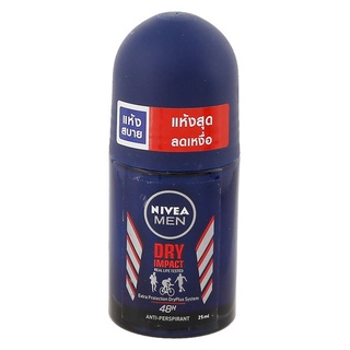 นีเวียโรลออน ช ดรายอิมแพค 25 มล. NIVEA MEN DRY IMPACT ROLL-ON 25ml.(ขายส่งถูกที่สุด)