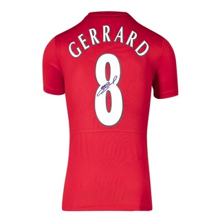 เสื้อลิเวอร์พูล 2005 UCL Champions พร้อมลายเซ็น  Steven Gerrard