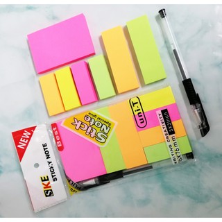 Post it note กระดาษโน้ต โพสท์-อิท เครื่องเขียน สติ๊กกี้โน๊ต ชนิดมีกาวในตัว