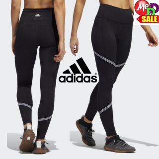 Adidas - ใหม่ กางเกงใส่ออกกำลังกายรัดรูปเจ็ดส่วน ADIDAS BELIEVE THIS HIGH RISE 3-STRIPES TIGHTS  W BT HR 3S TGT EK1235