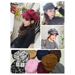 ฺB008 พร้อมส่ง[40 ลาย/สี] หมวก หมวกฟักทอง