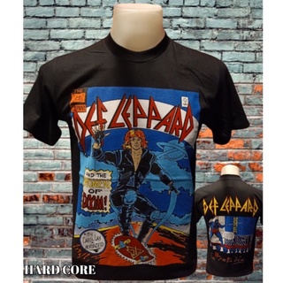 เสื้อวง DEF LEPPARD วงร็อค ไม่มีตะเข็บข้าง คอฟิต ป้ายUSA เสื้อวินเทจ เสื้อร็อค เสื้อทัวร์ วงร็อคต่างประเทศ