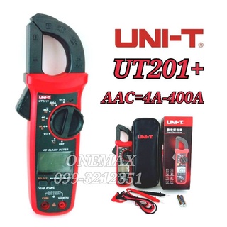 UT 201+ AAC 4-400A NCV Digital Clamp Multimeter ดิจิตอลแคลมป์มิเตอร์ แคลมป์มิเตอร์ คลิปแอมป์ วัดแอมป