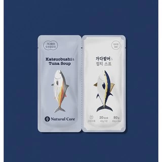 Natural Core Twin Pouch ซุปอาหารเปียก สำหรับแมว นำเข้าจากเกาหลี 🇰🇷
