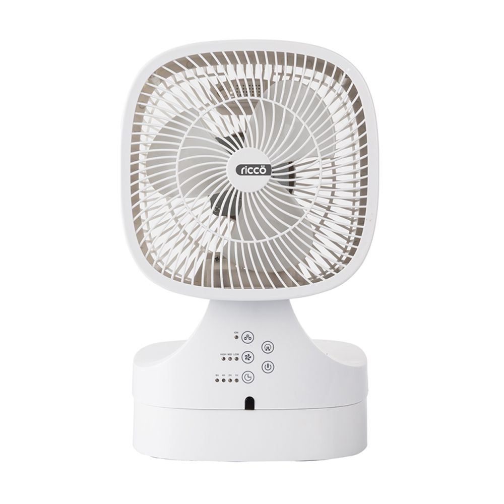 พัดลมตั้งโต๊ะ พัดลมทรงกลม RICCO TST-SP116A สีขาว พัดลม เครื่องใช้ไฟฟ้า CIRCULATION FAN RICCO TST-SP1