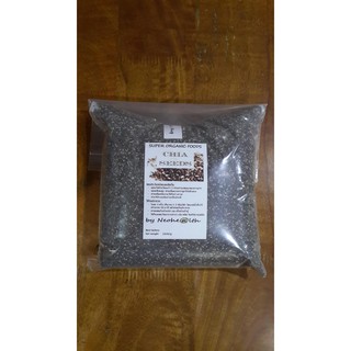 เมล็ดเจียออร์แกนิค (Organic Chia Seeds) 1000 กรัม (1 kg)