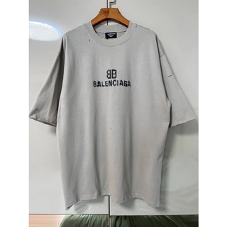 เสื้อยืดแขนสั้น บาเลนเซียก้า BB pixel Tshirt Size xs-L