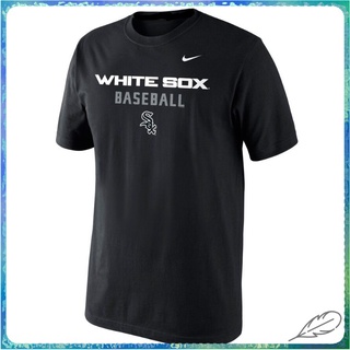 ขายดี เสื้อยืด ผ้าฝ้าย พิมพ์ลาย Chicago White Sox Home POI32SDF24627 สําหรับผู้ชาย