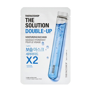 THE FACE SHOP THE SOLUTION DOUBLE-UP MOISTURIZING FACE MASK