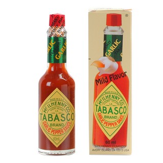 ทาบาสโกซอสพริกไทยผสมกระเทียม 60 มล. Tabasco Pepper and Garlic Sauce 60ml